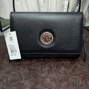 Black Leather Crossbody Bag